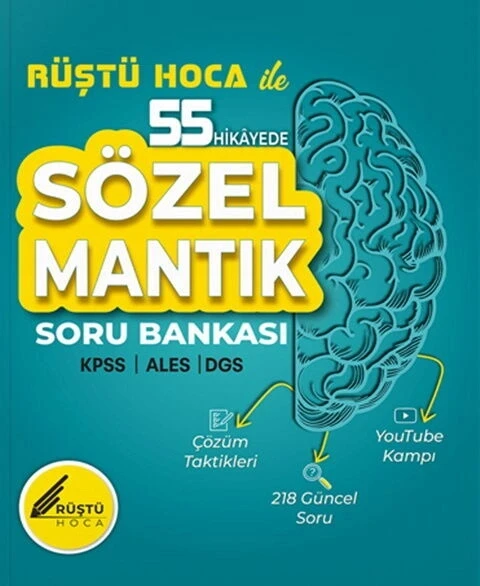 Rüştü Hoca İle 55 Hikayede Sözel Mantık Soru Bankası Kpss Ales Dgs ürün görseli 1