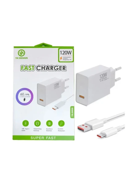 120W Süper Hızlı Şarj Cihazı - USB Type-C (Timya/Go1395)  198171 ürün görseli 1