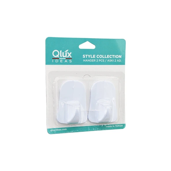 QLUX L-00735 2PCS OPAK BEYAZ PLASTİK ASKI (Timya/Go1395)  199012 ürün görseli 1