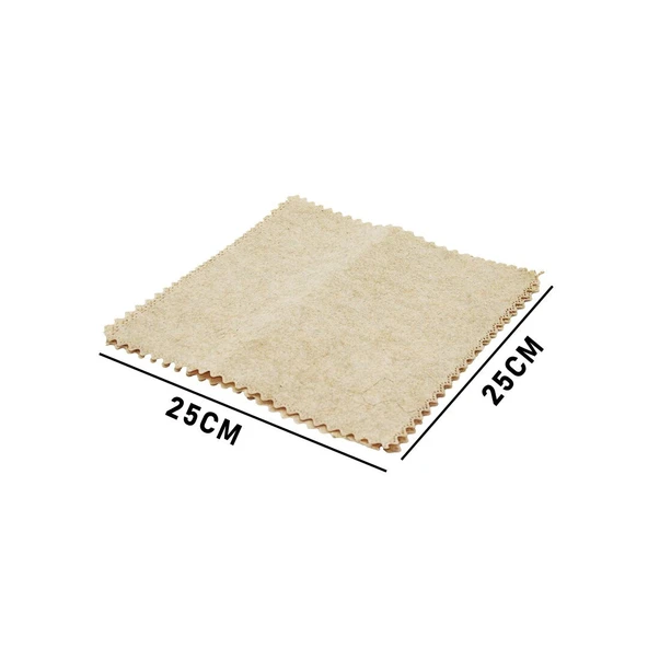 3 PCS 25X25CM YEŞİL LİF KABAK BİTİKİ ÜRETİMİ SAF DOĞAL TEMİZLİK BEZİ (Timya/Go1395)  201087 ürün görseli 1