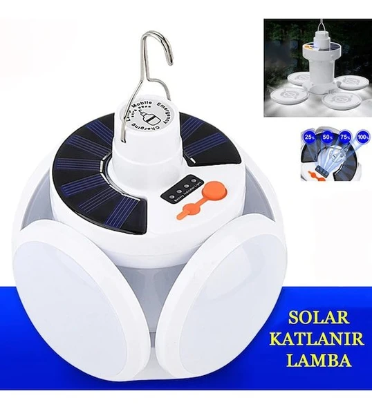 Solar 5 Kanatlı Kamp Lambası (Timya/Go1395)  200694 ürün görseli 1