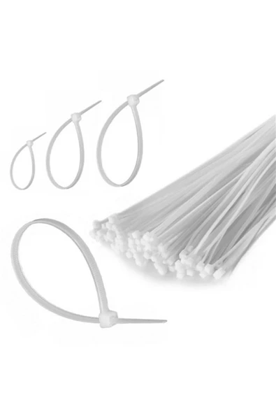 100 Adet Plastik Cırt Kelepçe Kablo Bağı Kablo Düzenleyici- 3.6 X 150 MM (Timya/Go1395)  202912 ürün görseli 1