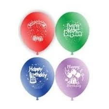 DOĞUM GÜNÜ İYİKİ DOĞDUN BALON 12İNC 100 PARÇA (Timya/Go1395)  203011 ürün görseli 1