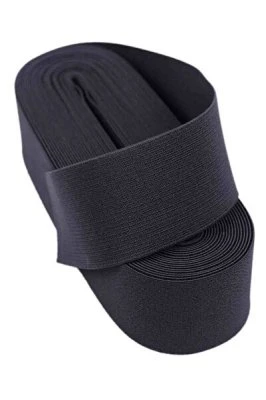 SİYAH  - 3CM PAÇA LASTİK GENİŞ 10MT. (Timya/Go1395)  204493 ürün görseli 1