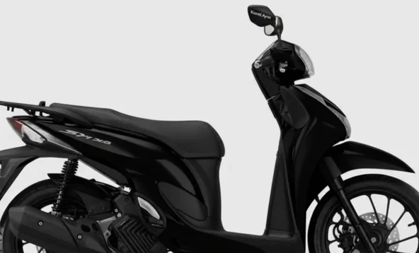 Honda Sh 125i Kanat Ayna H2 Katlanır Naked Model Küçük Siyah ürün görseli 1