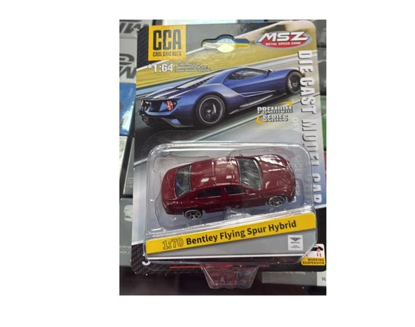 CCA Premium Series Bentley Flying Spur Hybrid Kırmızı 1/70 Model Araba ürün görseli 1