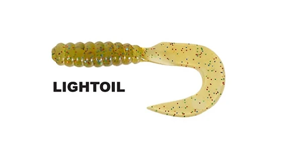 Ryuji Swim Worm Light Oil 5.5 cm Kokulu TPR Silikon 8 Adet ürün görseli 1