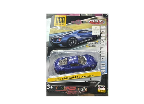PTTAVM: CCA Premium Series Maserati MC20 Mavi 1/64 Model Araba