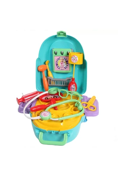 DEDE Barbie'nin Doktor Set Sırt Çantası - Resim 3
