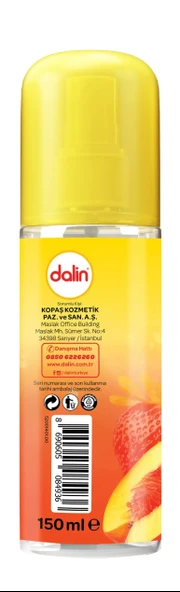 Dalin Şeftali Çiçeği Kolonya 150 Ml - Resim 2