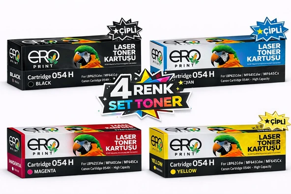 Canon LBP-622Cdw Muadil Toner - 4 Renk Set - Yüksek Kapasite ürün görseli 1