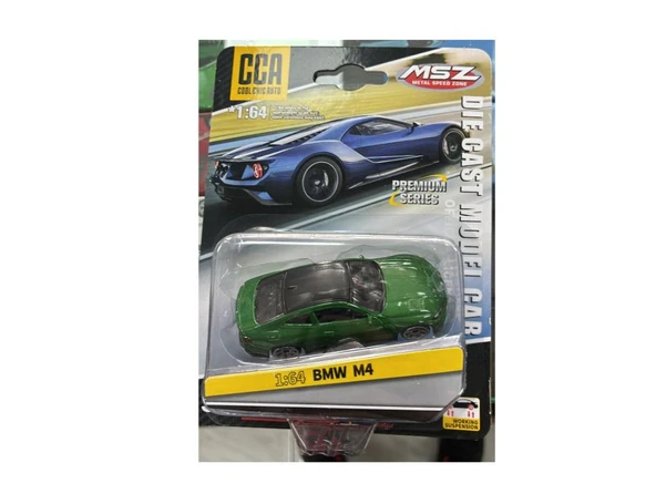 CCA Premium Series BMW M4 Yeşil 1/64 Model Araba ürün görseli 1