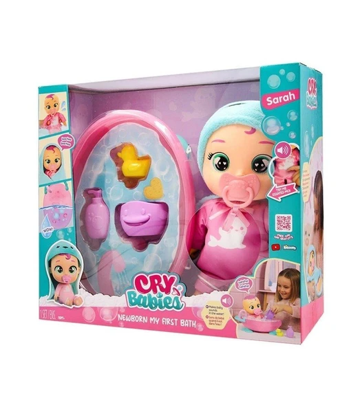 Giochi Cry Babies İlk Banyo Sarah - Resim 3