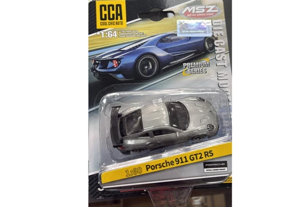 CCA Premium Series Porsche 911 GT2 RS Gri 1/60 Model Araba ürün görseli 1