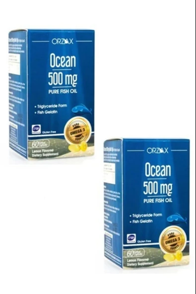 Ocean Balık Yağı 500mg 60 Kapsül 2 Adet ürün görseli 1