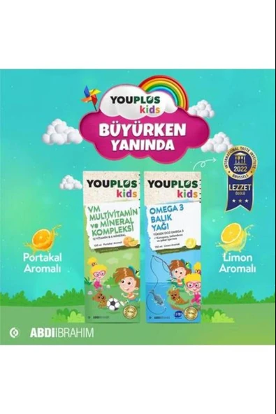 Youplus Kids 150 ML Şurup 2 Adet - Resim 5
