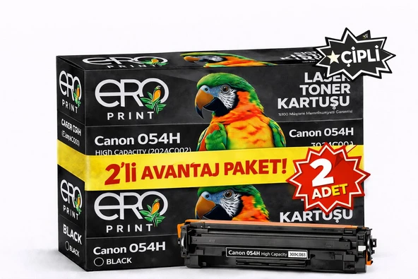 Canon MF-642Cdw Siyah Muadil Toner - 3100 Sayfalık Çipli Toner - 2'li Avantaj Paket ürün görseli 1