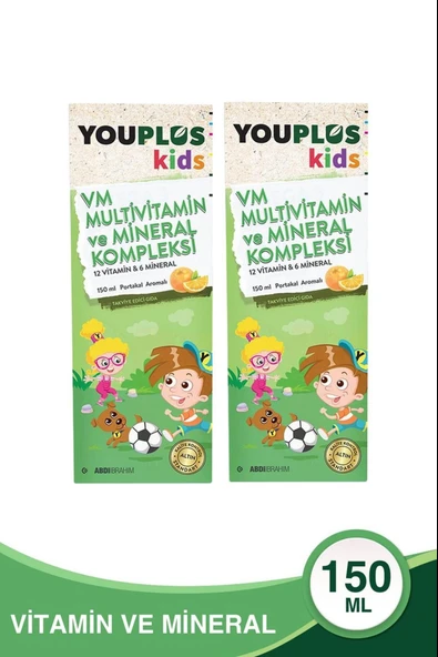 Youplus Kids 150 ML Şurup 2 Adet ürün görseli 1