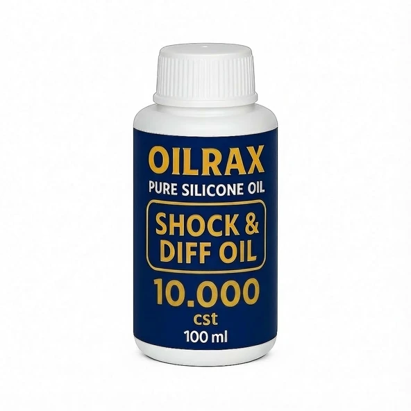 OILRAX PURE SILICONE OIL 10.000 CST- SHOCK & DIFF OIL 100 ML ürün görseli 1