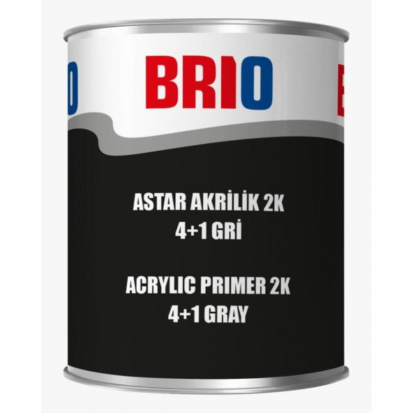 Brio Astar Akrilik 2 K 4+1 Gri 1 L ürün görseli 1