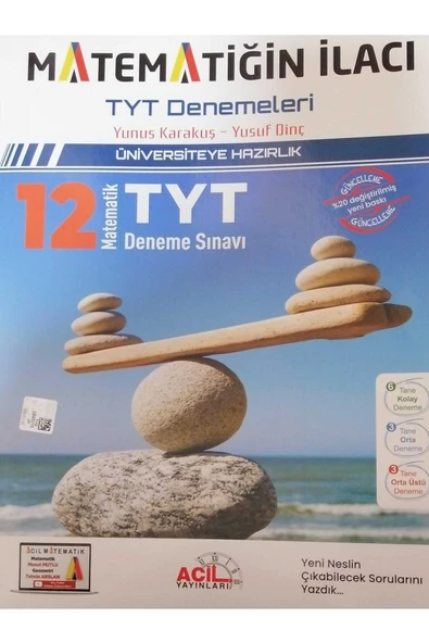 Acil DENEME Tyt Matematiğin Ilacı Denemeleri 12li Deneme 2022 ürün görseli 1