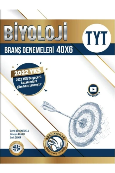 Bilgi Sarmal Yayınları Tyt Biyoloji 40 X 6 Branş Denemeleri ürün görseli 1