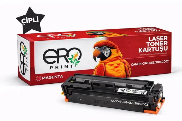 Canon LBP-662cdw Kırmızı Muadil Toner - 2100 Sayfalık Çipli Toner ürün görseli 1