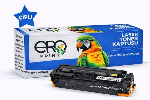 Canon LBP-660 Mavi Muadil Toner - 2100 Sayfalık Çipli Toner ürün görseli 1