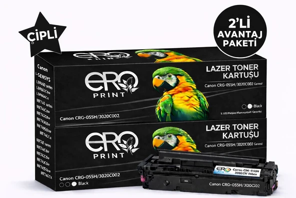 Canon MF-745cdw Siyah Muadil Toner - 7500 Sayfalık Çipli Toner - 2'li Avantaj Paket ürün görseli 1