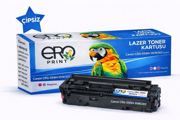 Canon LBP-662cdw Mavi Muadil Toner - 6000 Sayfalık Çipsiz Toner ürün görseli 1