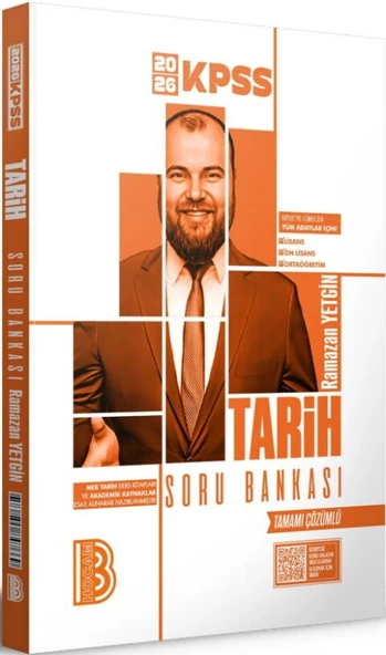 Benim Hocam 2026 KPSS Tarih Tamamı Çözümlü Soru Bankası ürün görseli 1
