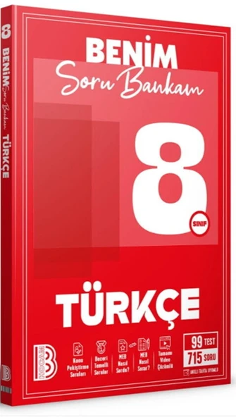 Benim Hocam Yayınları 8. Sınıf Türkçe Soru Bankam ürün görseli 1