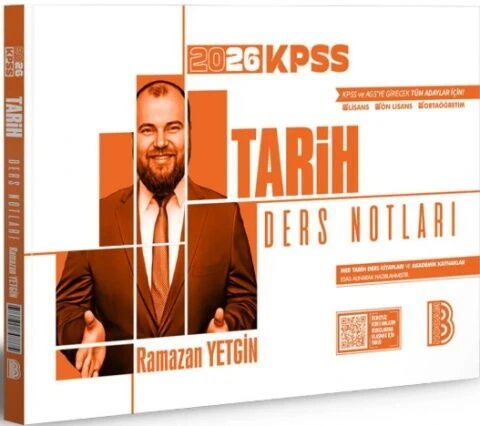 Benim Hocam 2026 KPSS Tarih Ders Notları ürün görseli 1