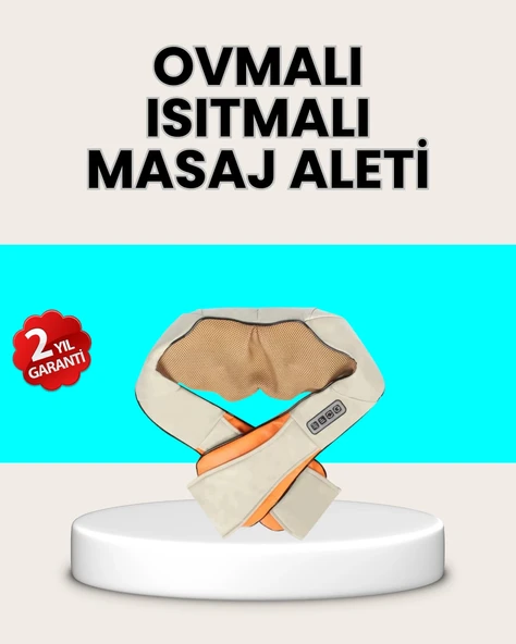 Ev Tipi Ovmalı Isıtmalı Boyun Omuz Bel Masaj Aleti Kolay Kullanım ürün görseli 1