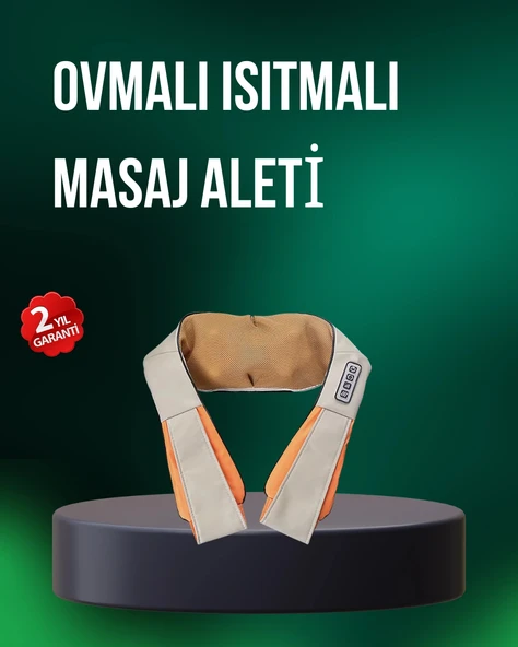 Ovmalı Isıtmalı Masaj Aleti Bel Boyun Omuz İçin Profesyonel Masaj Keyfi ürün görseli 1
