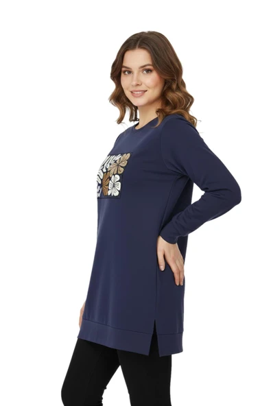 Kadın Sıfıryaka Önü Nakışlı Tunik BGL-ST05085 - Resim 11