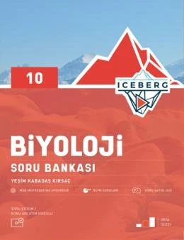 Okyanus Yayınları 10. Sınıf Biyoloji Iceberg Soru Bankası ürün görseli 1