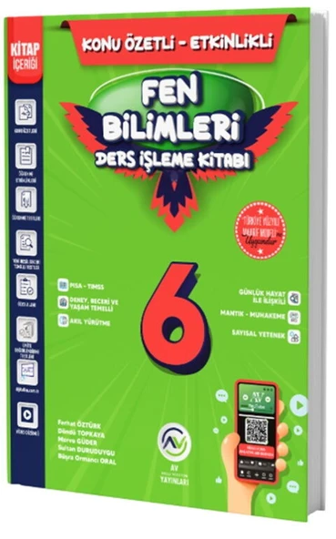 Av Yayınları 6. Sınıf Fen Bilimleri Ders İşleme Kitabı ürün görseli 1