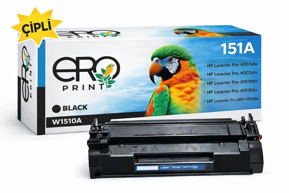 HP W1510A - 151A Çipli Muadil Toner - 3000 Sayfalık ürün görseli 1