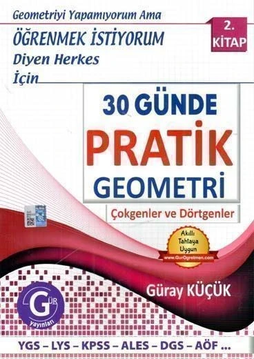 30 Günde Pratik Geometri Konu Anlatımlı 2. Kitap Gür Yayınları ürün görseli 1