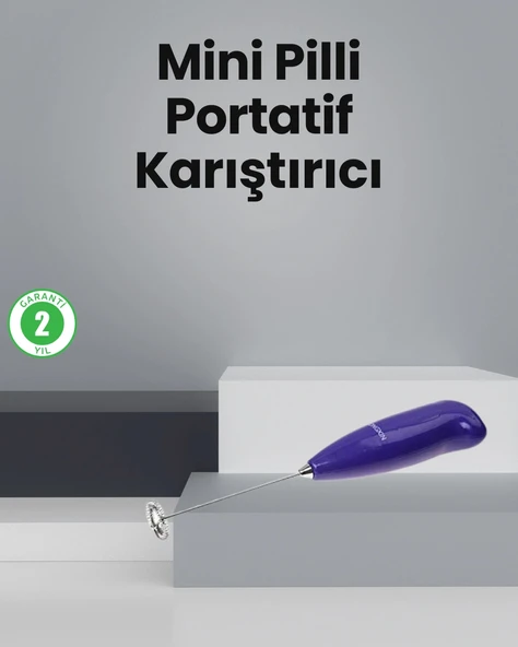 Mutfak İçin Mini El Mikseri – Kahve, Süt, Krema ve Sos Karıştırıcı ürün görseli 1