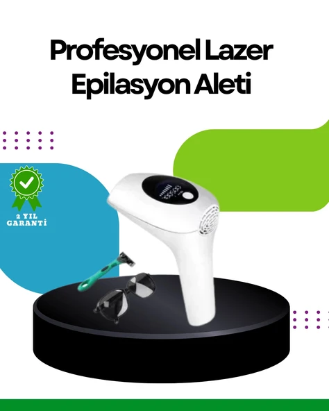Hasuba IPL Lazer Epilasyon Cihazı HS-262 Kadın ve Erkek İçin ürün görseli 1