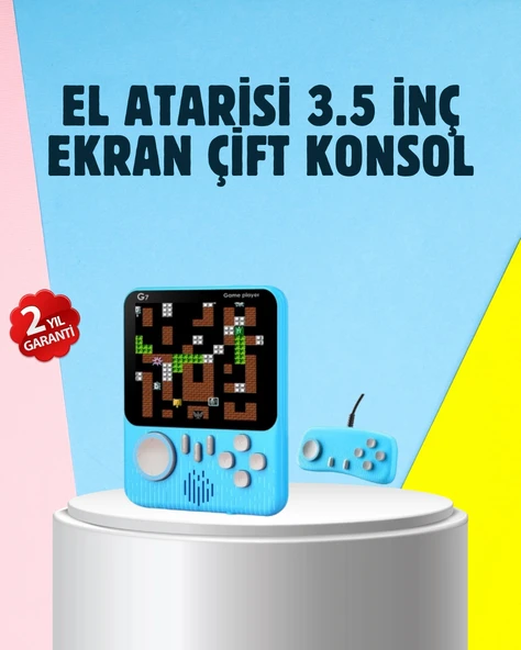 666 Klasik Oyunlu Mini Retro Konsol – Büyük Ekran Desteği ürün görseli 1