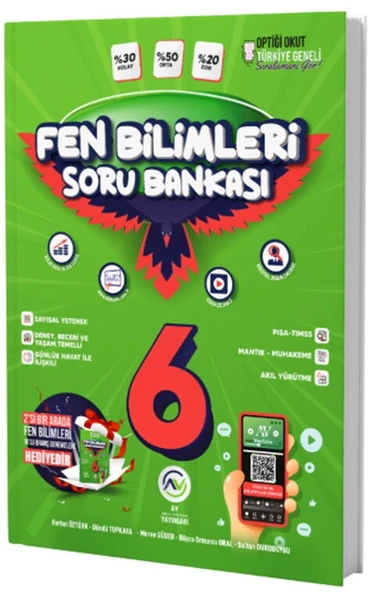 Av Yayınları 6. Sınıf Fen Bilimleri Soru Bankası ürün görseli 1