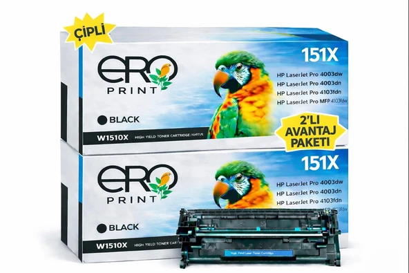 HP LaserJet Pro 4003dw Çipli Muadil Toner - 9700 Sayfalık - 2'li Avantaj Paket ürün görseli 1