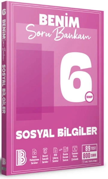 Benim Hocam Yayınları 6. Sınıf Sosyal Bilgiler Soru Bankam ürün görseli 1