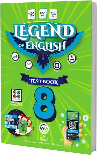 Av Yayınları 8. Sınıf Legend Of English Test Book ürün görseli 1