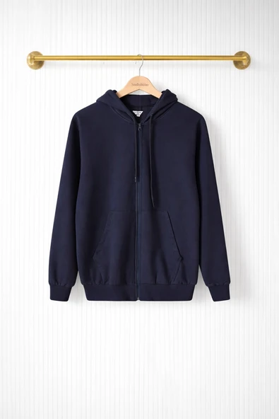 Fermuarlı Kapüşonlu Sweatshirt ürün görseli 1