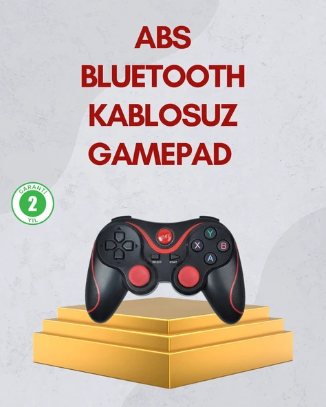 Ergonomik Tasarımlı Kablosuz Bluetooth Gamepad Titreşimli ürün görseli 1