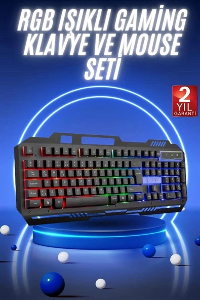 Klavyesi Led Aydınlatmalı Mekanik Hisli - Resim 2